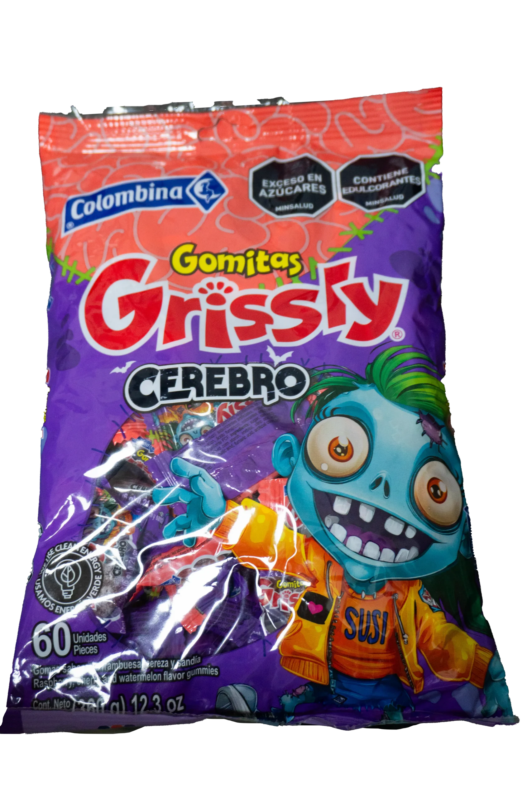 Gomas Grissly 360g 61und Cerebro Halloween