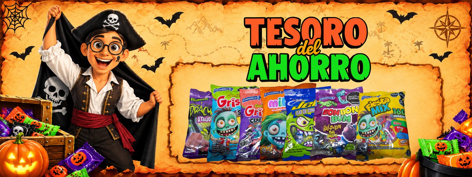 Tesoro del Ahorro Halloween Super Galerías Plaza